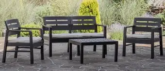 Набор садовой мебели Ipae Progarden JAV04CCA (антрацит) – изображение в каталоге