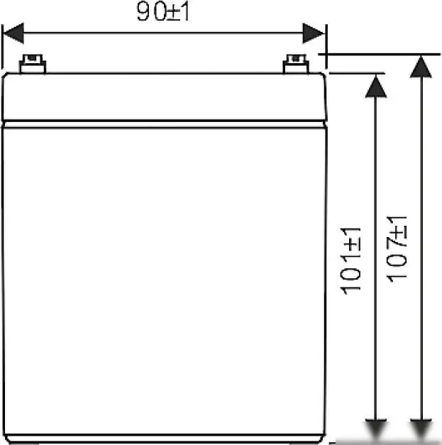 Аккумулятор для ИБП WBR HR1221W F2 – фото товара