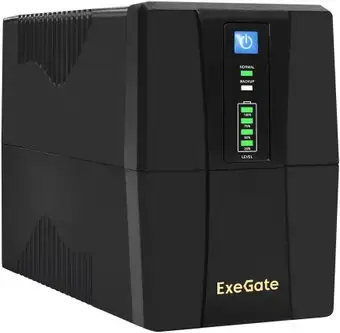 Источник бесперебойного питания ExeGate Power Back BNB-1000.LED.AVR.4C13.RJ.USB – изображение в каталоге