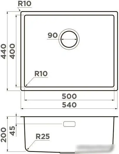 Кухонная мойка Omoikiri Tadzava 54-U/I-LG Ultra (светлое золото) - фото товара