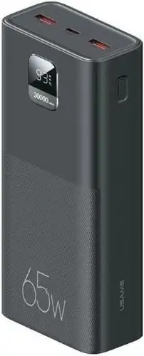Usams CD185 PB68 30000mAh (черный) – изображение в каталоге