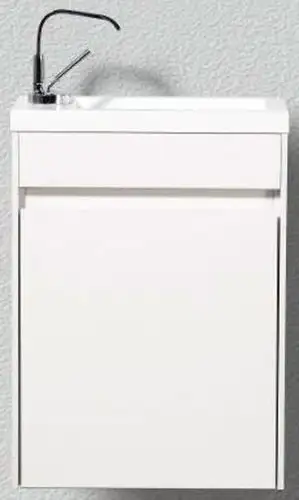 BelBagno Тумба под умывальник Pietra Mini-400-1A-SO-BL-L (левый, bianco)