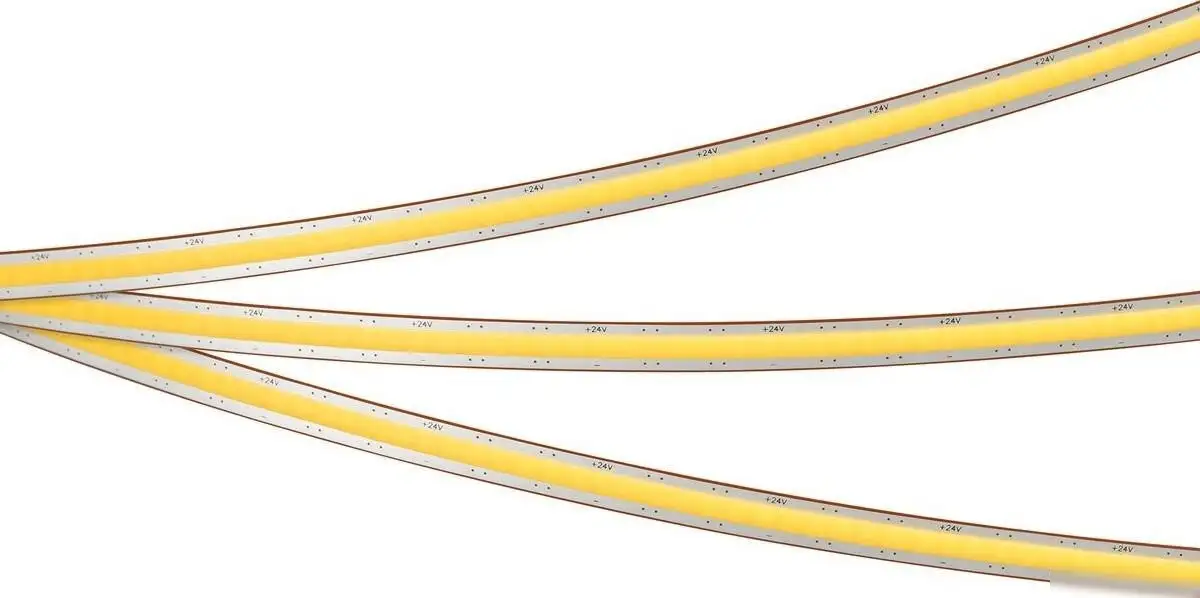 Светодиодная лента COB Arlight 6W/m 528Led/m CSP теплый белый 5M COB-X528-8mm 24V Warm3000 046887 – фото товара