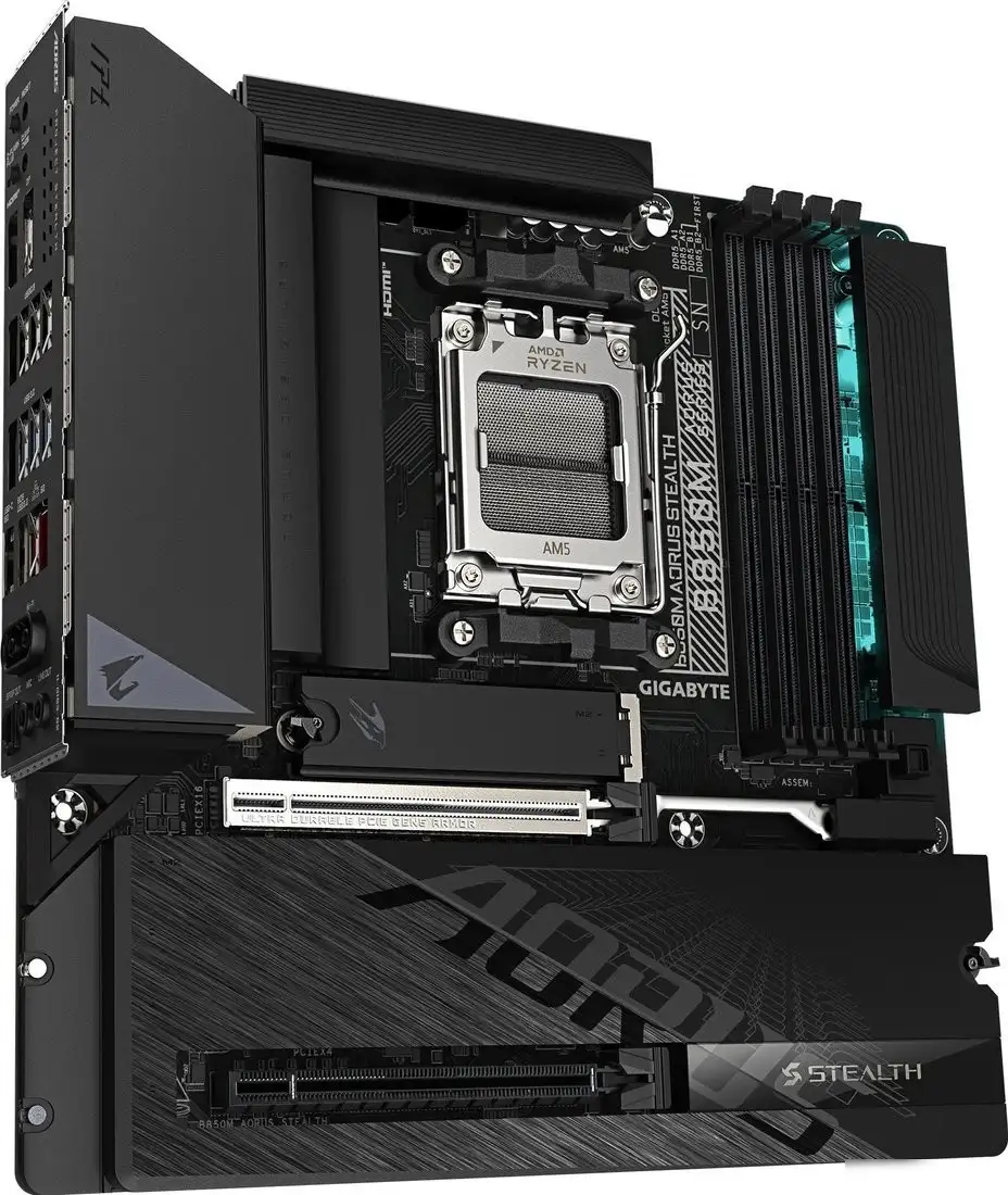 Gigabyte B850M Aorus Stealth (rev. 1.0) – фото товара