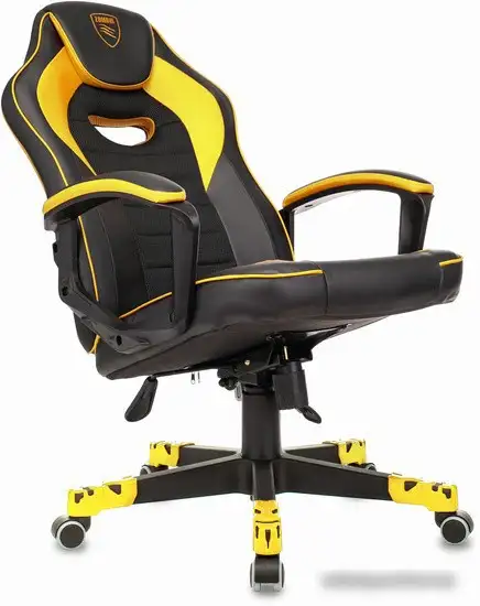 Кресло Zombie Game 16 (черный/желтый) – фото товара
