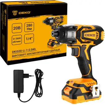 Винтоверт Deko DKIS20-Li 063-4391 (с 1-им АКБ) – изображение в каталоге