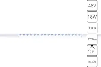 Трековый светильник Arte Lamp Linea A4675PL-1WH – изображение в каталоге