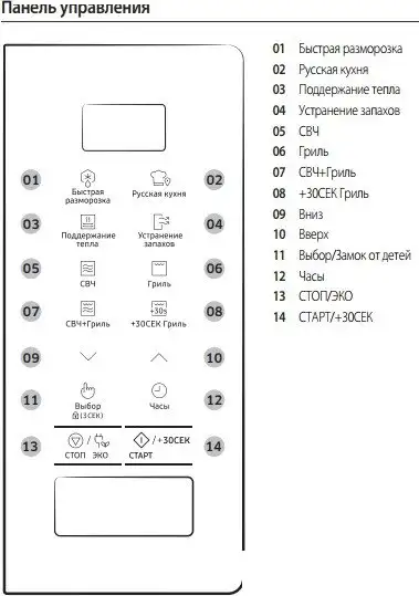 Микроволновая печь Samsung MG22M8054AK – фото товара