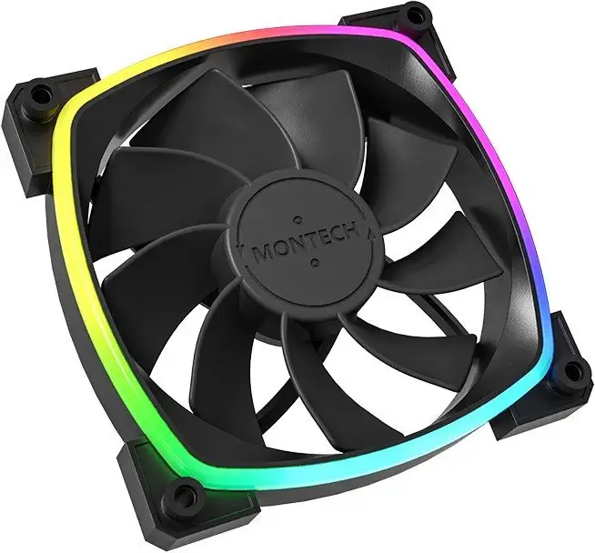 Вентилятор для корпуса Montech RX120 PWM (черный) – фото товара