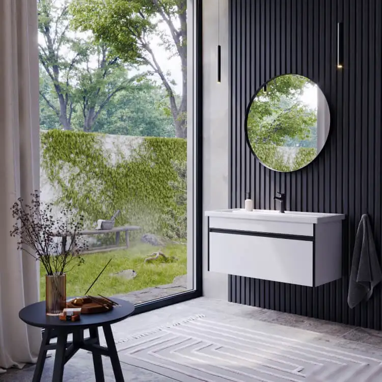 Aqwella Тумба с умывальником Urban URB0108W (белый) – фото товара