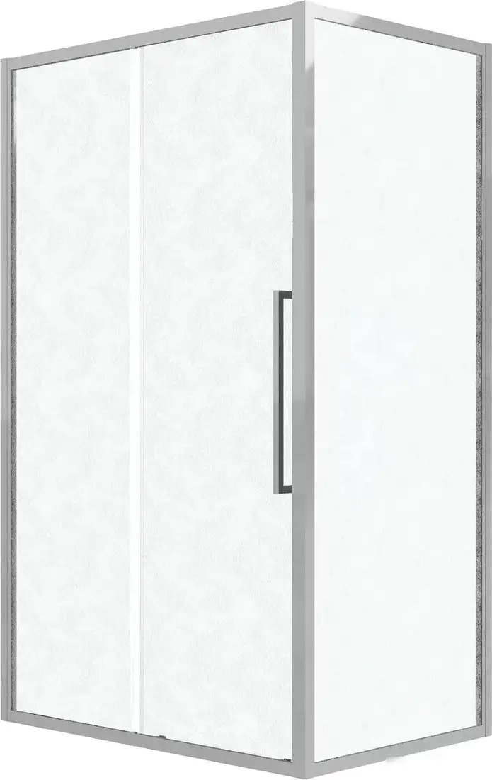 Душевая стенка Grossman Cosmo 100х195 200.K33.02.100.10.02 (хром/стекло шиншилла) - фото товара