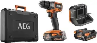 Дрель-шуруповерт AEG Powertools BS18SBL2-202C 4935480056 (с 2-мя АКБ, кейс) – изображение в каталоге