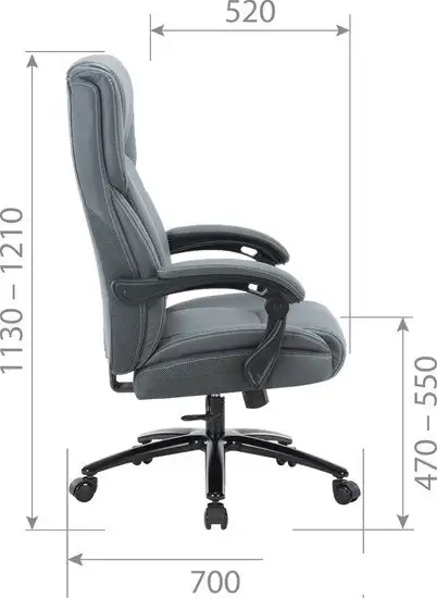 Офисное кресло CHAIRMAN CH415 (серый) – фото товара