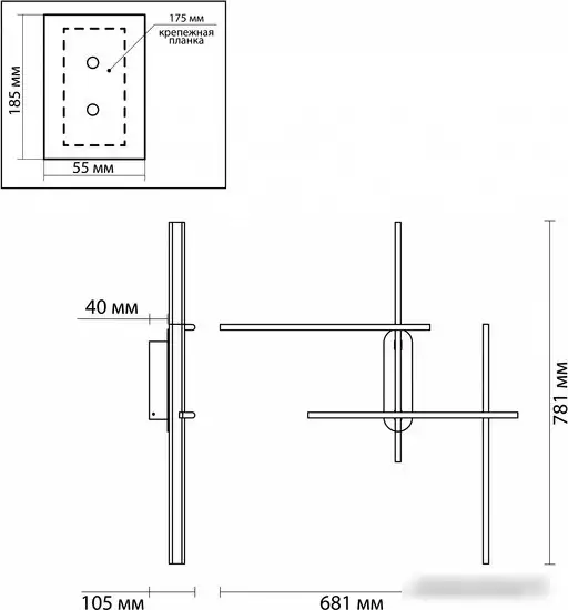 Бра Odeon Light Rudy 3890/36WLP – фото товара