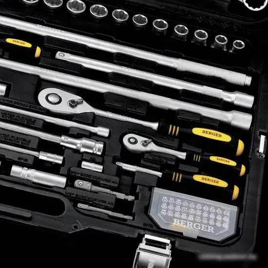 Универсальный набор инструментов Berger BG118-1214 (118 предметов) – фото товара