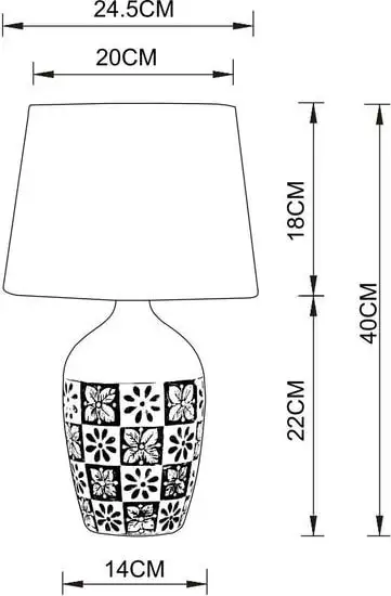 Лампа Arte Lamp Twilly A4237LT-1GY