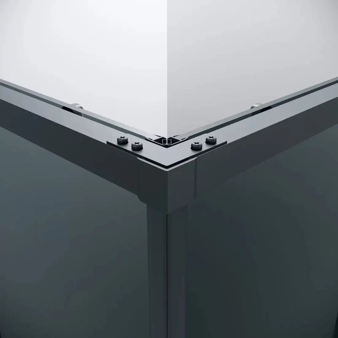 Душевой уголок Grossman Galaxy 90x80x195 300.K33.01.9080.21.10 (черный матовый/тонированное стекло) - фото товара