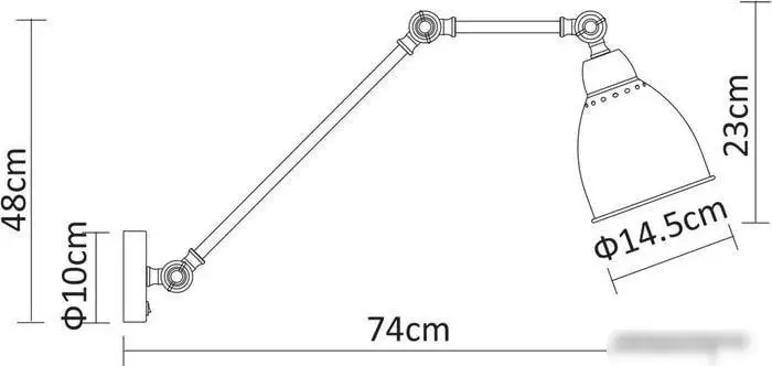Бра Arte Lamp A2055AP-1AB – фото товара