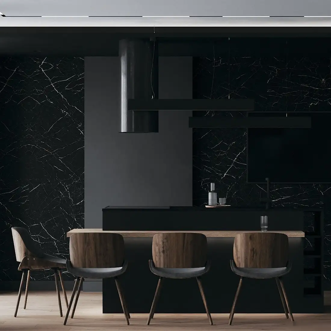 Подвесная люстра Technical P051PL-L40B4K – фото товара