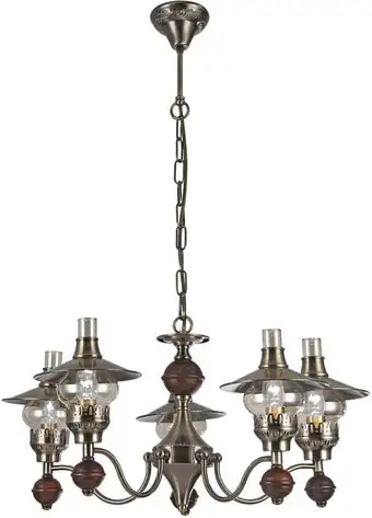 Люстра средней высоты Arte Lamp Trattoria Bronze A5664LM-5AB – изображение в каталоге