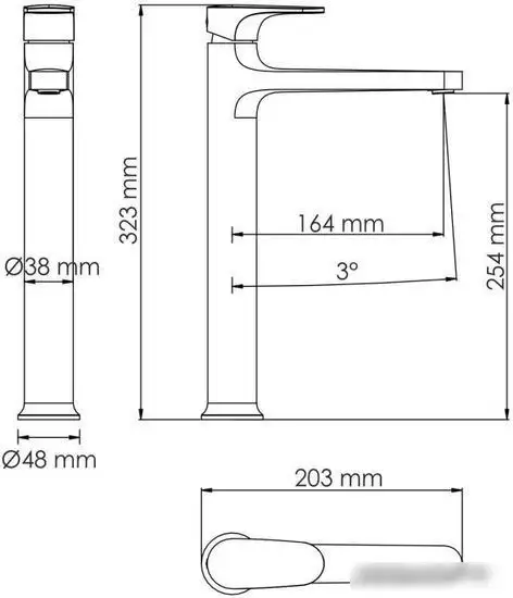 Смеситель Wasserkraft Neckar 2103H - фото товара