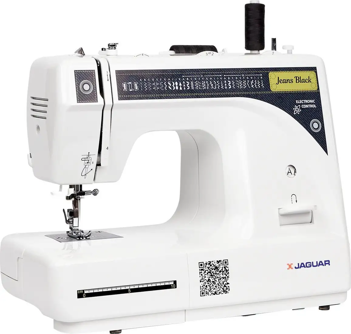 Электромеханическая швейная машина Jaguar Jeans Black - фото товара