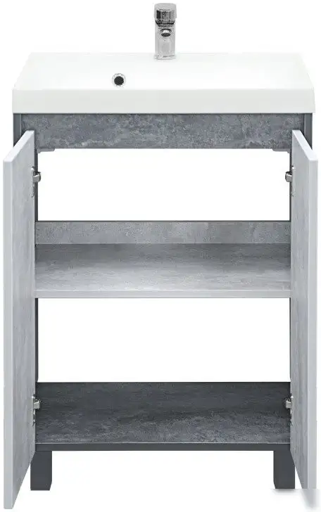 Doratiz Тумба под умывальник Крит 60 9908.128 (серый) – фото товара