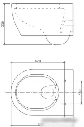 Унитаз SSWW CT2038V - фото товара
