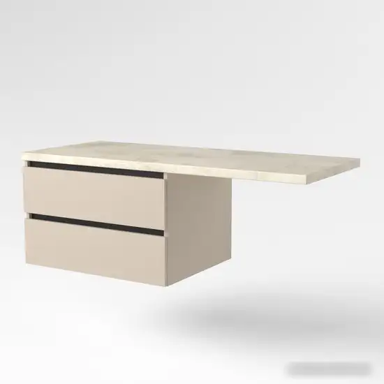 Дабер Тумба под умывальник Т3.8.0.17Ч (бежевый/черный) – фото товара