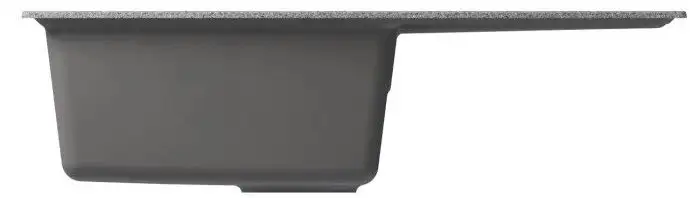 Кухонная мойка Mixline ML-GM31 552190 (темно-серый) - фото товара