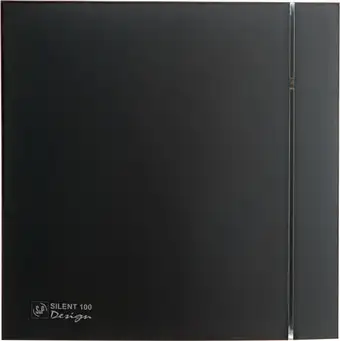 Осевой вентилятор Soler&Palau Silent-100 CHZ Matt Black Design 5210402300-011000