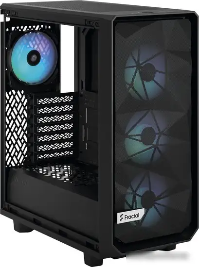 Корпус Fractal Design Meshify 2 Compact Lite RGB Black TG Light tint FD-C-MEL2C-05 – фото товара