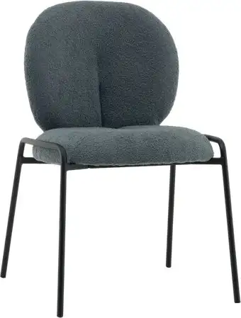 Стул Stool Group Моллек AV 438-Fl83-9005 (букле темно-серый) – изображение в каталоге