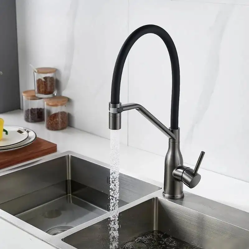 Смеситель Shevanik S343T-3 (оружейная сталь) - фото товара