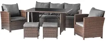 Обеденная группа Sundays SFS 020 (коричневый) – изображение в каталоге