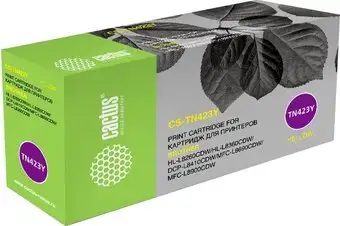 Картридж CACTUS CS-TN423Y (аналог Brother TN-TN423Y) – изображение в каталоге