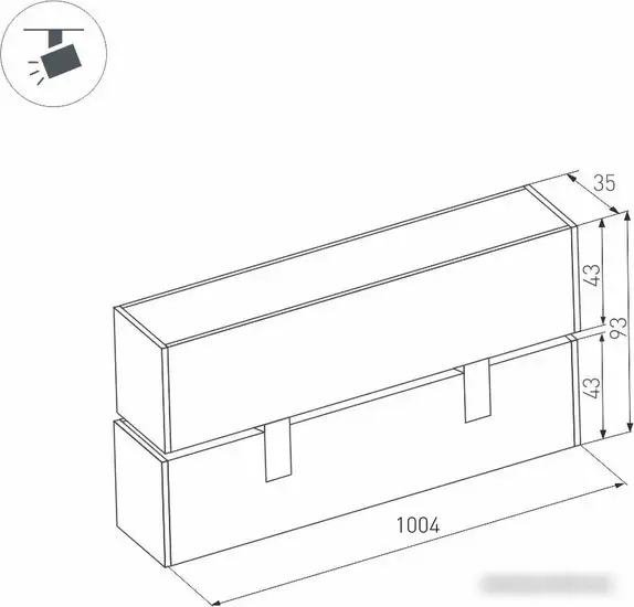 Трековый светильник Arlight MAG-FLAT-FOLD-45-S1005-30W Day4000 027002 – фото товара