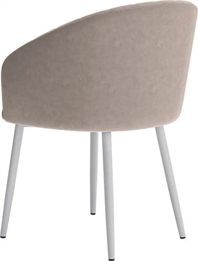 Стул с подлокотниками Табурет Верона (бренди 05/каркас белый) – фото товара