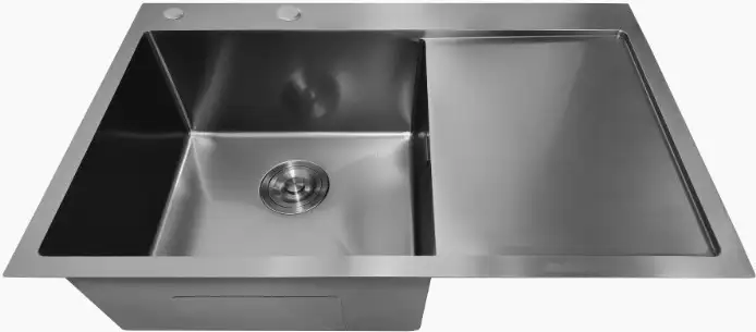 Кухонная мойка Stellar Decor S7850NB-L-D (нано черный) - фото товара