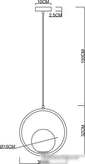 Подвесная люстра Arte Lamp Matisse A7741SP-1AB – фото товара