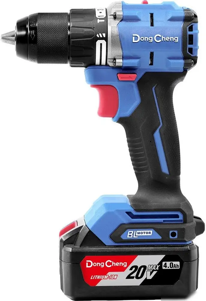 Ударная дрель-шуруповерт DongCheng DCJZ2060i Type EM (с 2-мя АКБ, кейс) – фото товара