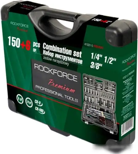 Универсальный набор инструментов RockForce RF-41501-5 (156 предметов) – фото товара