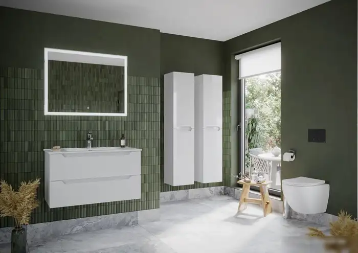 Sancos Тумба под умывальник Norma 2.0 NR2.090W (белый глянец) – фото товара