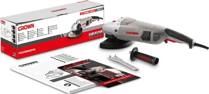 Угловая шлифмашина Crown CT13489-230S – фото товара
