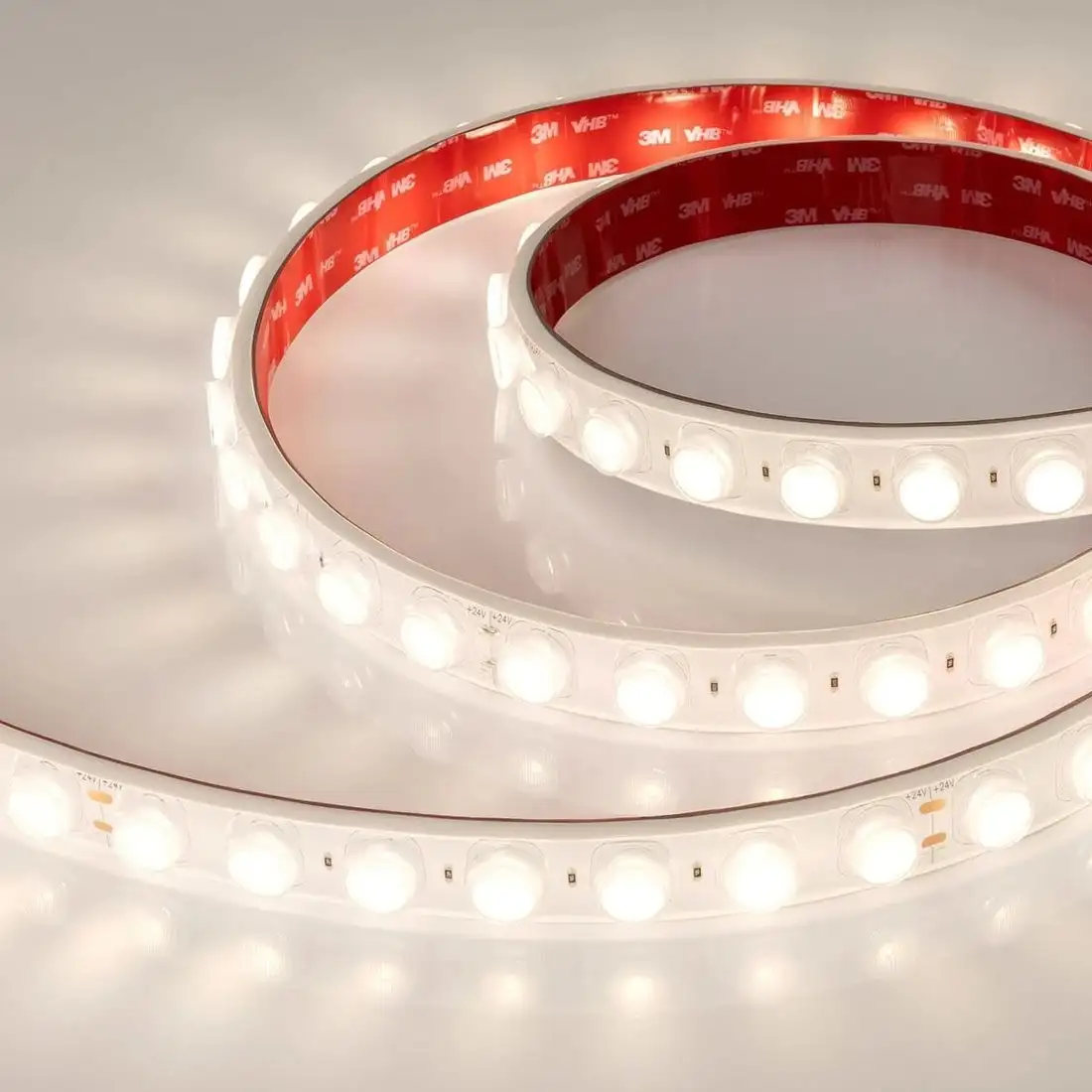 Светодиодная лента Arlight 21W/m 42LED/m 2835SMD теплый белый 5М FLT-PS-A42-23mm 24V 040918 – фото товара