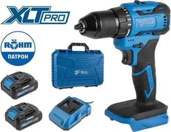 Дрель-шуруповерт Bull SR 1804 2329056 (с 2-мя АКБ, кейс) – изображение в каталоге