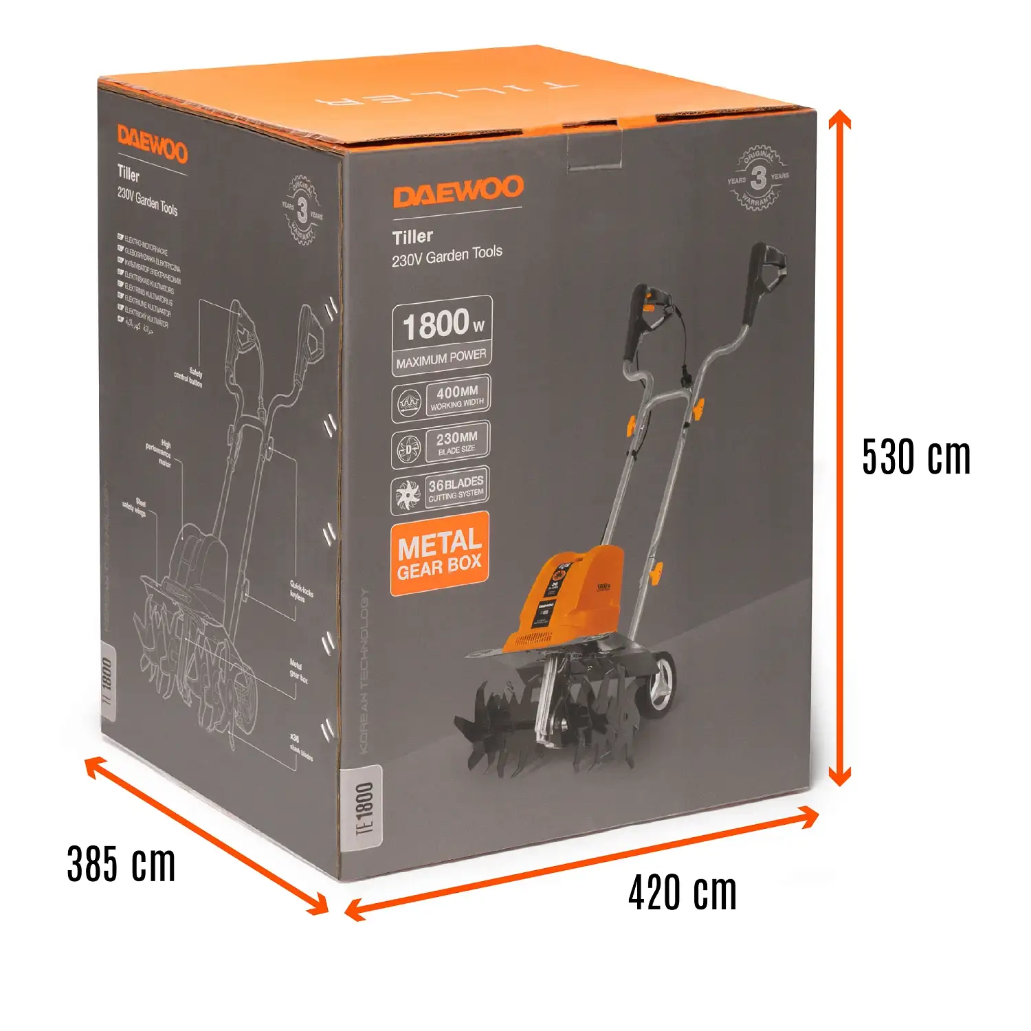 Культиватор Daewoo Power TE 1800 – фото товара