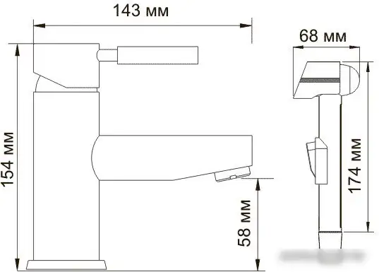 Смеситель Wasserkraft Main 4108 - фото товара