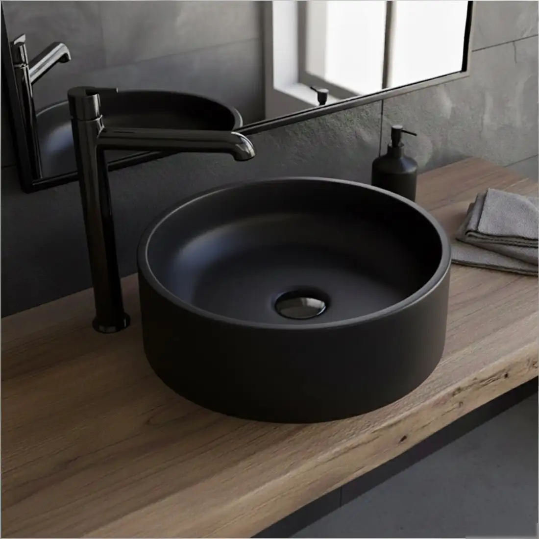 Умывальник Lauter Laguna 21L406DB (Deep Black) - фото товара