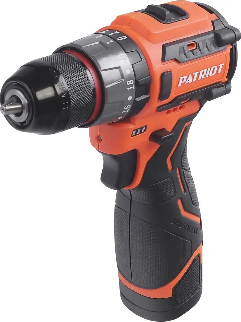 Ударная дрель-шуруповерт Patriot BR 467h 180201468 (с 2-мя АКБ, кейс) – фото товара